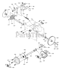 Yard King 627804x89B - Yard King 27" Snow Thrower (2000) Drive Components Assembly
