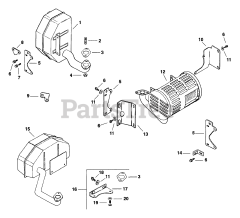 Kohler CV12.5-1201 - Kohler Command PRO Engine, Basic Version, 12.5hp Exhaust 11-27-1 (TP-2351)