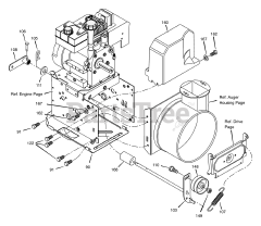 Murray 629108x61D - Murray 29" Snow Thrower (2003) Frame