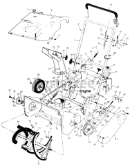 MTD 317-180-087 - MTD Snow Thrower (1987) (Payless Cashway)