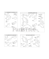 Briggs & Stratton 11A602-0100-E1 - Briggs & Stratton Vertical Engine Kits/Gasket Sets