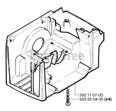 Husqvarna 245 - Husqvarna String Trimmer (2002-08) Crankcase