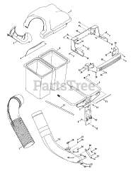 Cub Cadet 19C70020 (19C70020100) - Cub Cadet Twin Rear Bagger att General Assembly