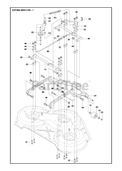 Husqvarna R 216 (967150601) - Husqvarna Swedish Riding Mower (2013) 103CM CUTTING DECK 2
