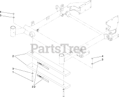 Toro 78541 - Toro 48" DFS E-Z Vac Collection System (SN: 311000001 - 311999999) (2011) Weight Assembly