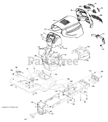 Poulan Pro PB 195H42 LT (960420036-01) - Poulan Pro Lawn Tractor (2008-04) Chassis
