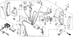 Honda GX270 QAE (GCAB) - Honda Engine, Made in Japan (SN: GCAB-1000001 - GCAB-1999999) CONTROL BOX