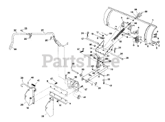 Cub Cadet 822 (190-822-100) - Cub Cadet 46" Dozer Blade att General Assembly