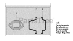 Husqvarna 450 - Husqvarna Chainsaw (2007-03) Gasket Set