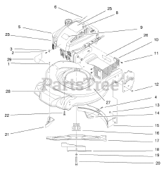 Toro 20445 - Toro Walk-Behind Mower (SN: 079000001 - 079999999) (1997)