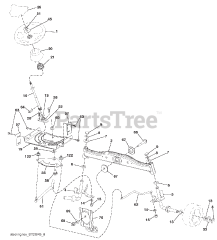 Ariens 936071 (960460049-00) - Ariens 46" Lawn Tractor, Hydro