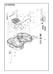 Husqvarna 440 - Husqvarna Automower Robotic Lawn Mower (2019) CHASSIS LOWER