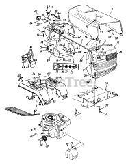 MTD 133M617G000 - MTD Lawn Tractor (1993)