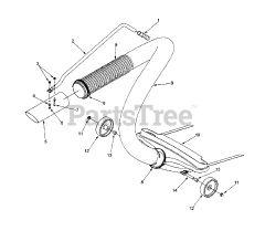 Cub Cadet 024 (290-024-101) - Cub Cadet Hose Attachment Vacuum Hose