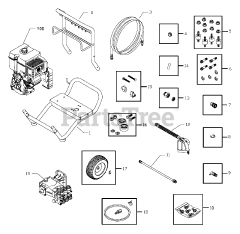 Briggs & Stratton 020258-0 - Briggs & Stratton 4,000 PSI Pressure Washer