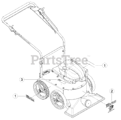 Bear Cat WV 160 S - Bear Cat Walk-Behind Vacuum, 160cc Honda (SN: B00001 - C09058) Decals