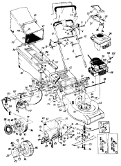 MTD 121-478R083 - MTD Walk-Behind Mower (1991) (Valley Wholesale) Parts