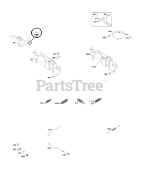 Briggs & Stratton 304447-0322-E1 - Briggs & Stratton Horizontal Engine Controls, Governor Spring