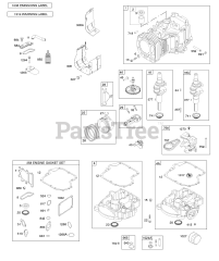 Briggs & Stratton 31R577-0032-B1 - Briggs & Stratton Vertical Engine CAMSHAFT,CRANKSHAFT &amp; COUNTER BALANCE, CYLINDER, ENGINE SUMP &amp; BREATHER, LUBRICATION, PISTON, RINGS, CONNECTING ROD
