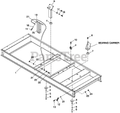 Generac QT07068JNAN - Generac 70kW Home Standby Generator (SN: 5775758 - 5775758) (2010) Mounting Base Cpl C3 (0H5677)