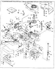 Tecumseh TNT100-10063D - Tecumseh Engine Engine Parts List #1