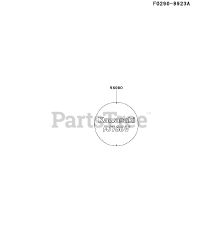 Kawasaki FJ180V-CM24 - Kawasaki Engine LABEL