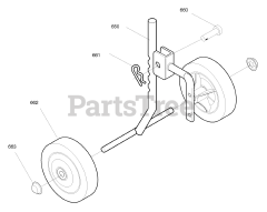 Murray 11052x4NB - Murray Cultivator (2004) Wheel Mount