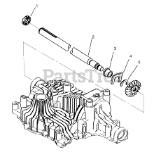 Toro 72062 (264-6) - Toro Yard Tractor (SN: 059000001 - 059000227) (1995) Axle Shaft