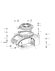 MTD 4P90JUC - MTD Engine 4P90JUC Engine Shroud