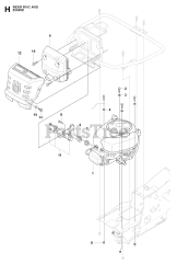 Husqvarna R 16 C AWD (966830301) - Husqvarna Swedish Riding Mower (2009-04) ENGINE