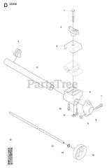 Husqvarna 327 LX - Husqvarna String Trimmer (SN: 20080900001 - 20090100000) BEVEL GEAR &amp; SHAFT
