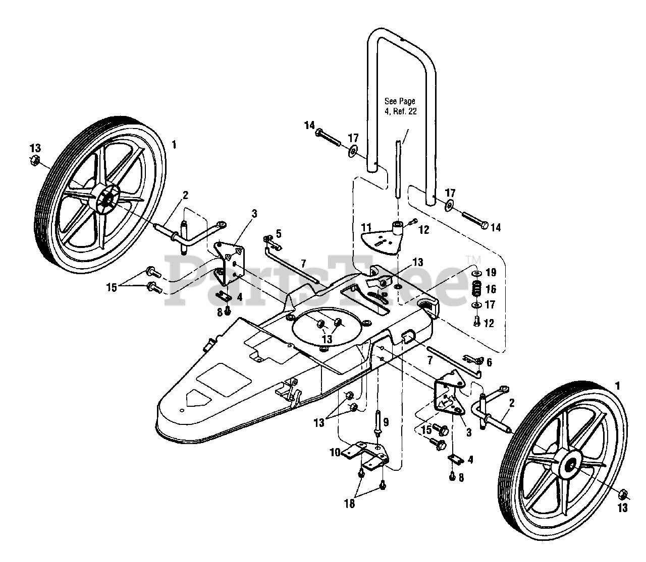 Cub Cadet TM 4 (25A100101) Cub Cadet WalkBehind Trimmer Lower