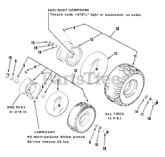 Toro 23-11BP02 (A-111) - Toro Rear-Engine Riding Mower (1983)