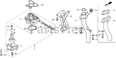 Honda BF30 AY LRSA (BAWS) - Honda Marine Engine, Made in Japan (SN: BAWS-3200001 - BAWS-9999999) OIL PUMP