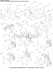 Kohler ECH730-3090 - Kohler Command PRO EFI Engine, Basic Version, 23hp, 17.2kW 11 Exhaust
