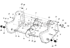Mark Master 215-404-065 - Mark Master Tiller (1985) Tiller Chain Case
