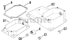 Kohler K161-28635 - Kohler K-Series Engine, Made for Moto Mower, 7hp, 5.2kW Oil Pan 0203017340