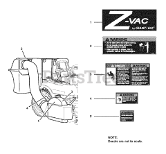 Snapper 7063320 - Snapper 48" Z- VAC Triple Grass Catcher