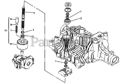 Toro 72042 (264-6) - Toro Yard Tractor (SN: 069000001 - 069999999) (1996) Pump Shaft