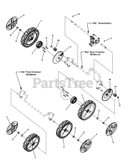 Simplicity SMISPVH 21700 (7800547) - Simplicity 21" Walk-Behind Mower, 7hp
