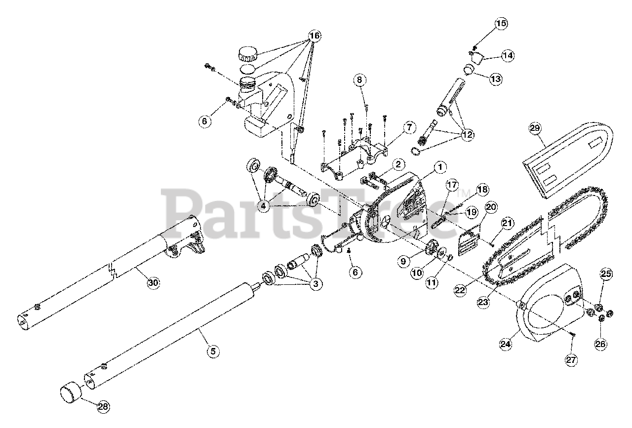 TroyBilt TBPS (41AJPSC766) TroyBilt Pole Saw Attachment