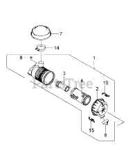Cub Cadet 59A30007 (59A30007150) - Cub Cadet H.D. Air Cleaner Kit