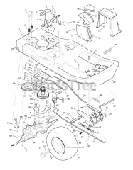 Briggs & Stratton 30546x99A - Briggs & Stratton 30" Lawn Tractor (1998) (AAFES) Motion Drive