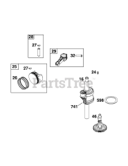 Briggs & Stratton 93J02-0175-F1 - Briggs & Stratton Vertical Engine Crankshaft Group