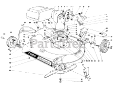 Toro 16050 - Toro Walk-Behind Mower, Electric (SN: 002000001 - 002999999) (1972)