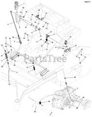 Ferris SRS Z2 (5901823) - Ferris SRS Z2 Series 52" Stand-On Mower, 28hp Briggs & Stratton, CARB Parking Brake Group