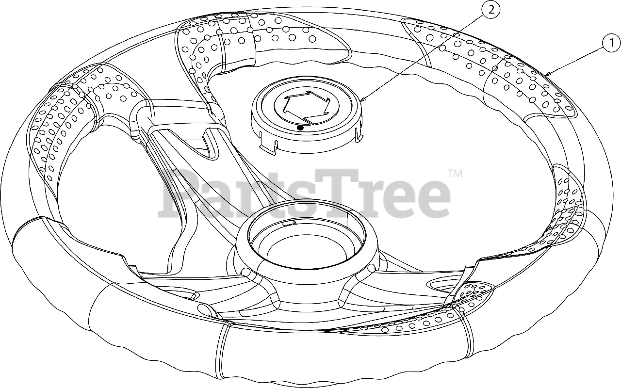 Troy Bilt 13wx79bt011 Troy Bilt Horse Lawn Tractor 2017 Steering Wheel Parts Lookup With Diagrams Partstree