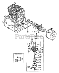 Echo EG-4300 E - Echo Generator Carburetor