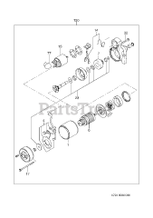 Subaru Robin EH650VC0040 (EH65) - Subaru Robin Engine 720 Starter Motor