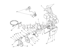 Cub Cadet 826 (31AE6C0F022) - Cub Cadet 26" Gold Series Snow Thrower (2001)